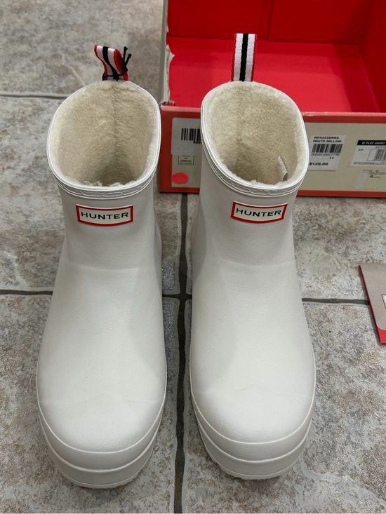 Hunter Shoes - Hunter Play Short Faux Shearling Line Waterproof Rain Boots Size 11 USA